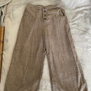 Sadie & Sage • Wide Leg Corduroy Pant • Size S/M 
